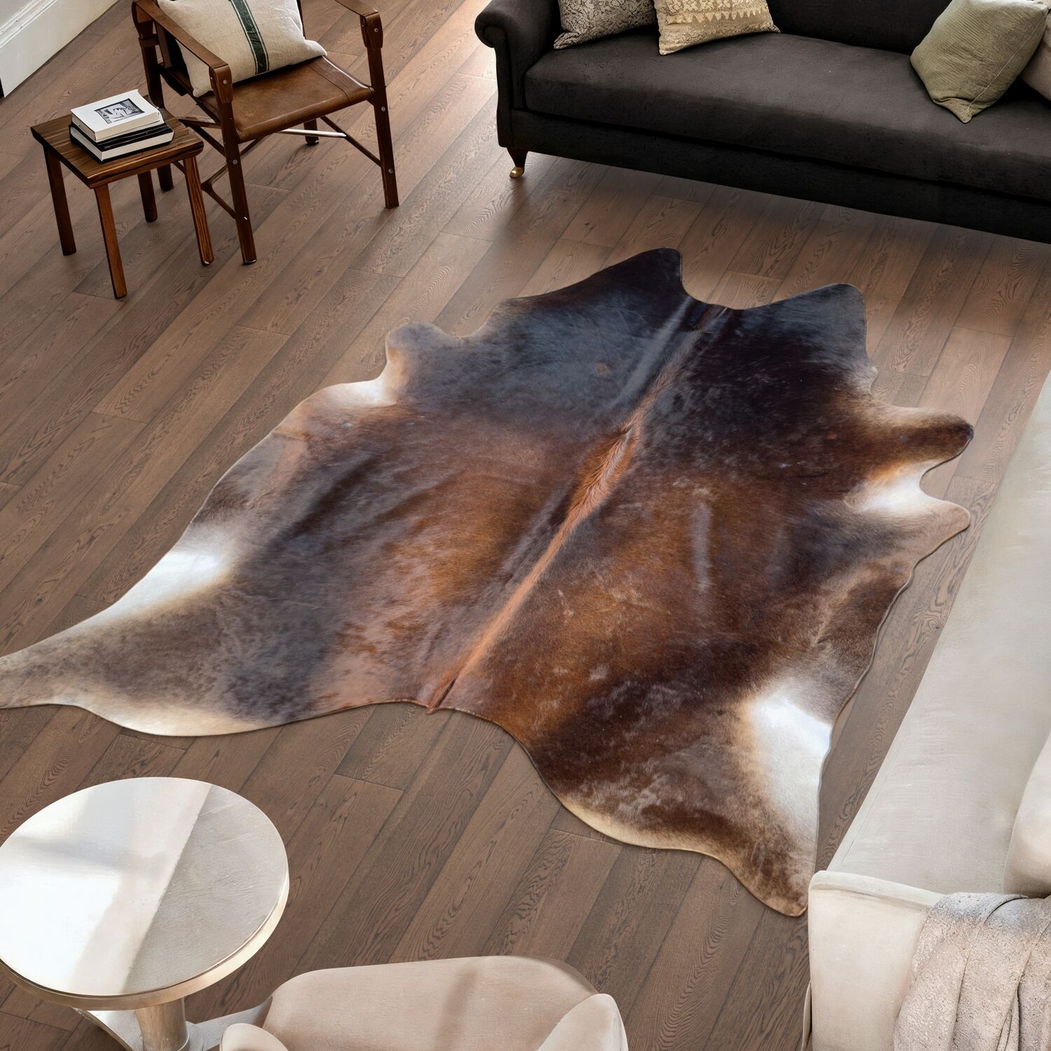 Koeienhuid Vloerkleed 243x211 cm XXL (Extra Groot) - image 1