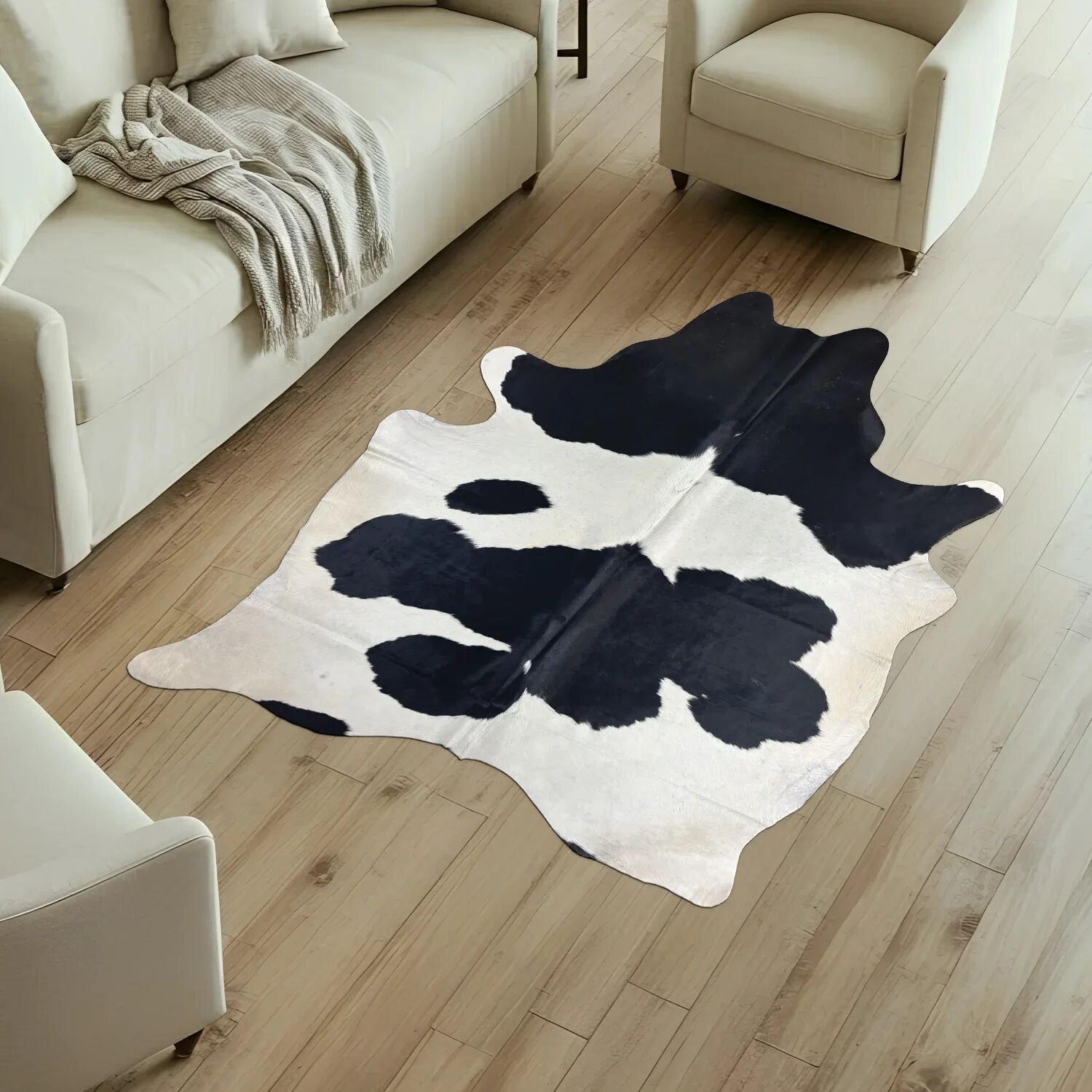 Koeienhuid Vloerkleed 214x166 cm