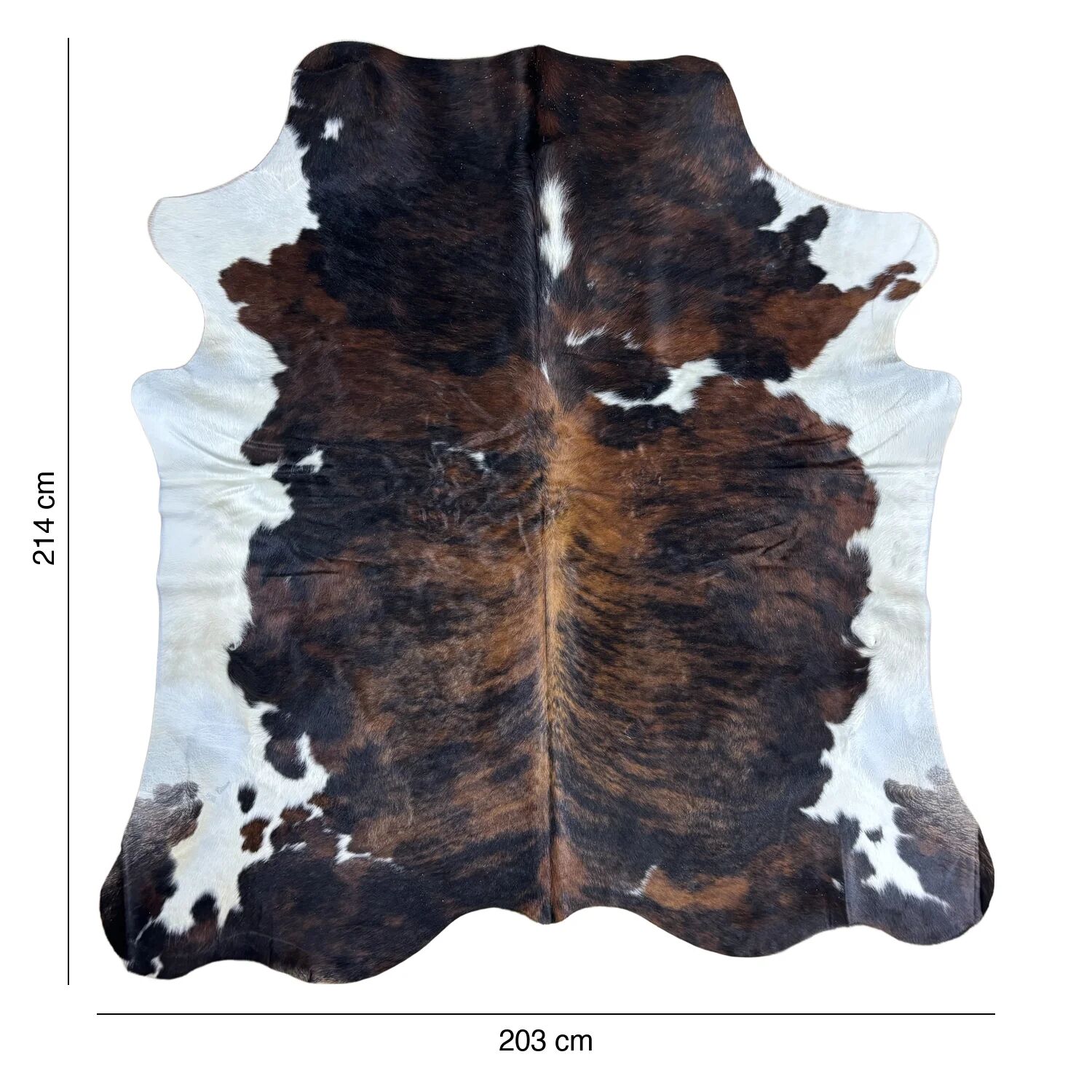 Koeienhuid Vloerkleed 214x203 cm - image 4