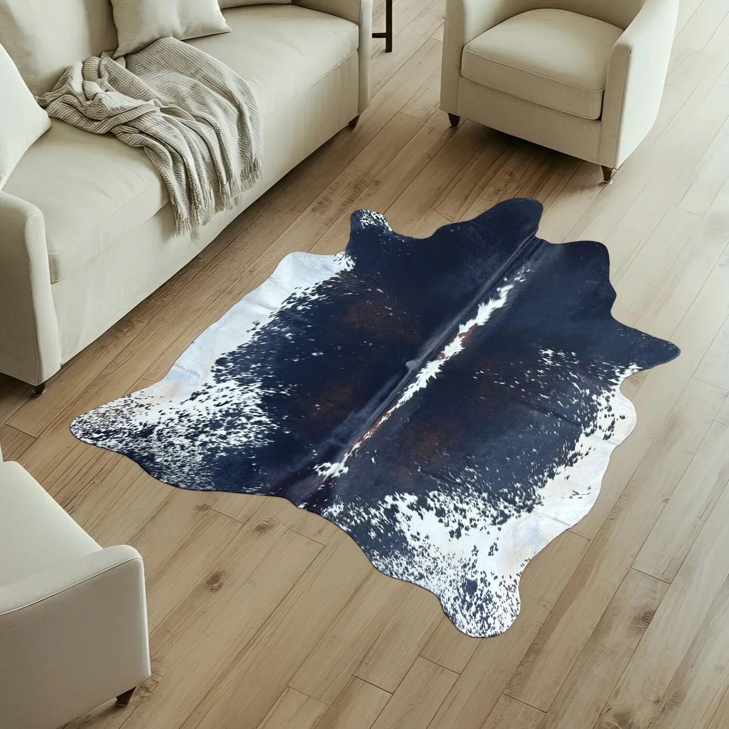 Koeienhuid Vloerkleed 217x184 cm