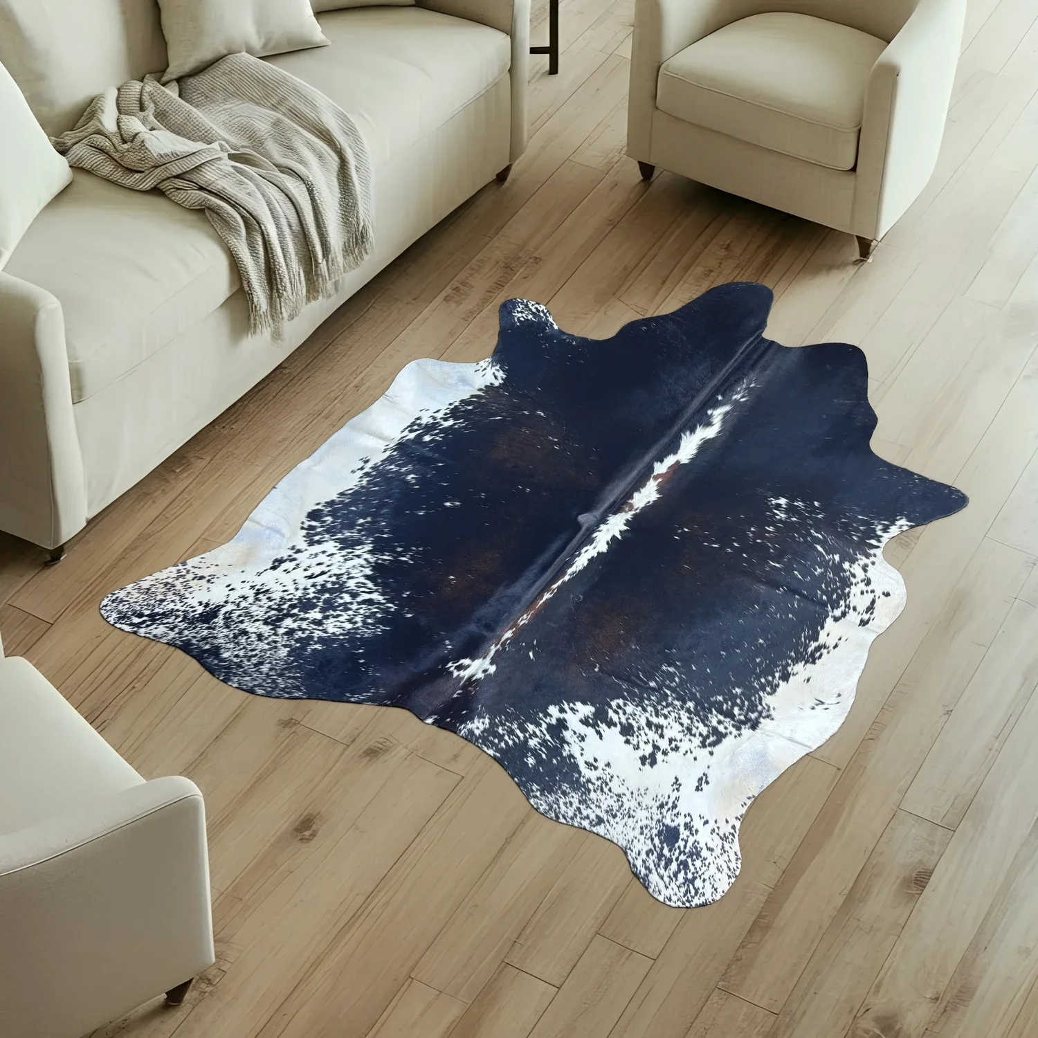 Koeienhuid Vloerkleed 217x184 cm