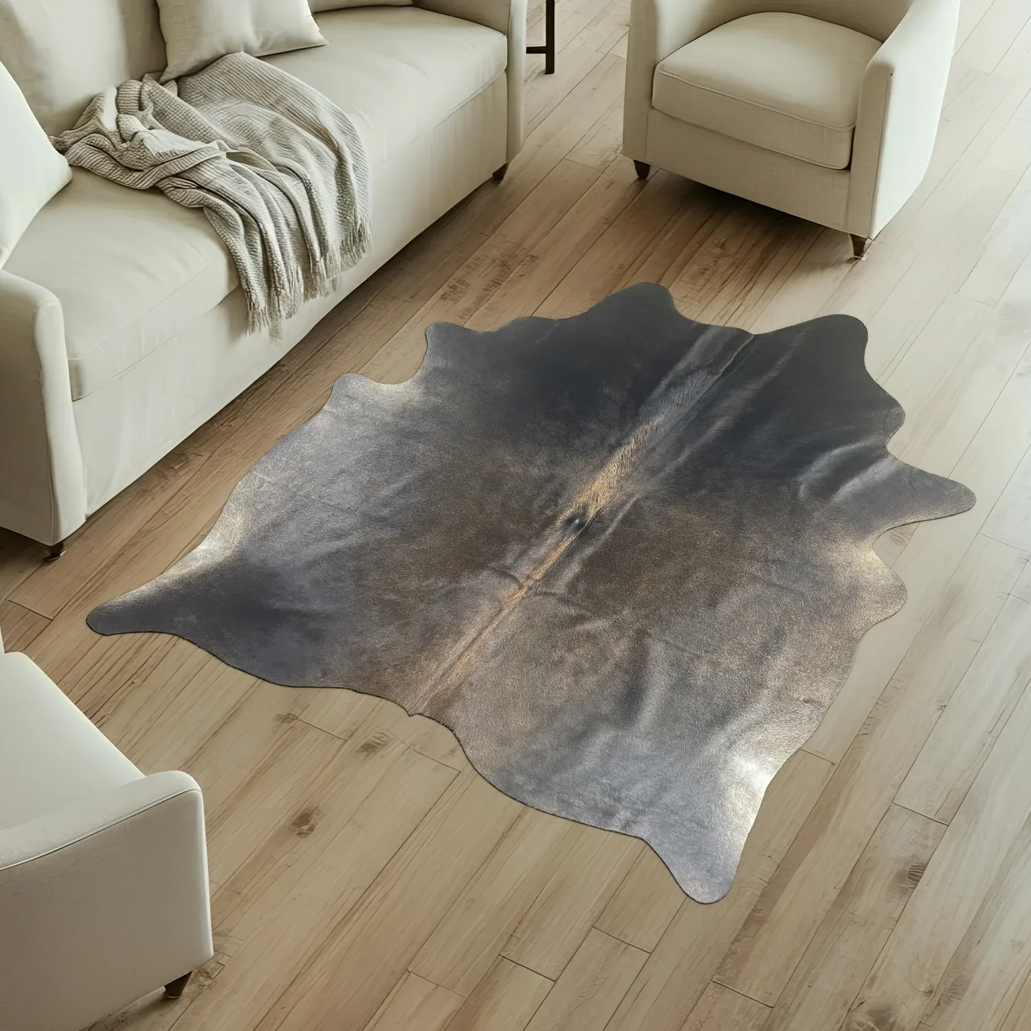 Koeienhuid Vloerkleed 217x188 cm