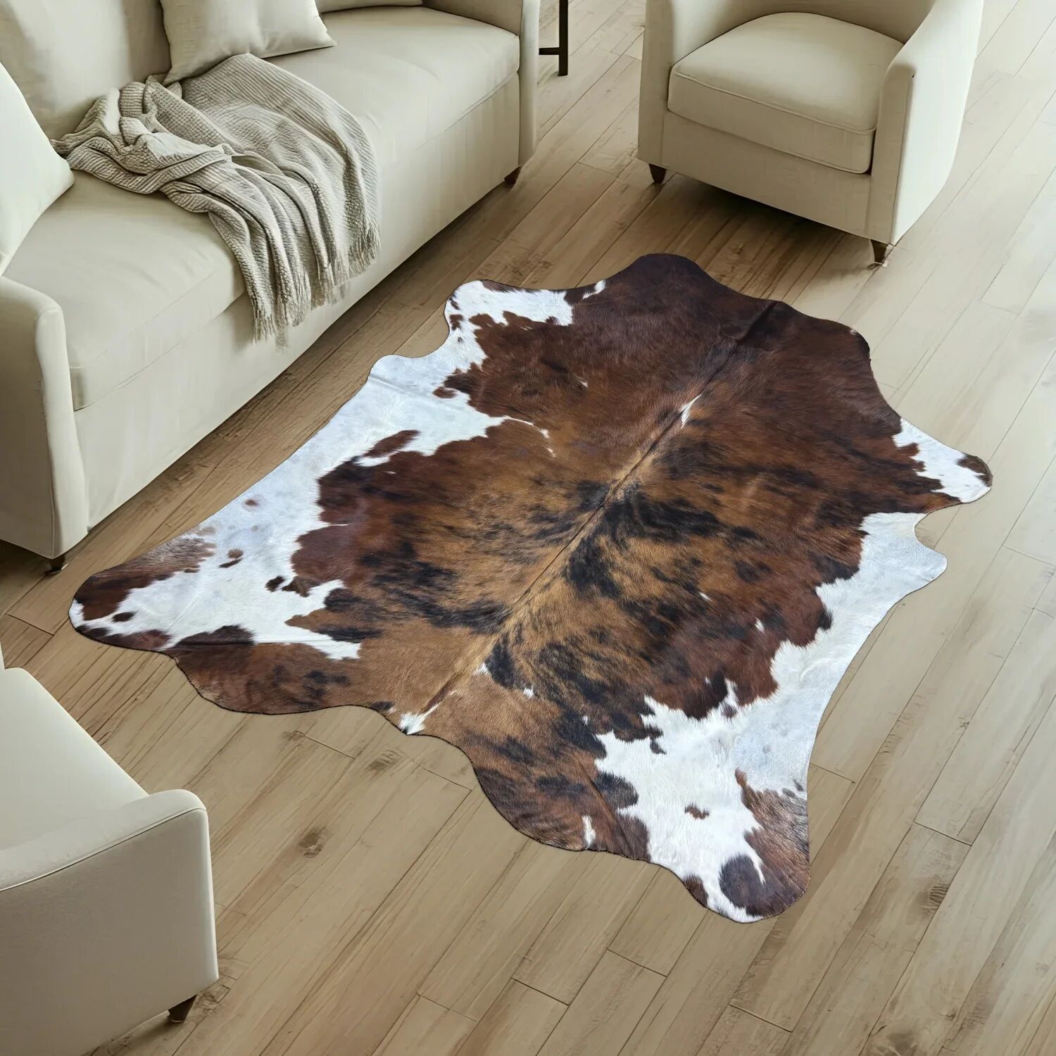Koeienhuid Vloerkleed 218x206 cm