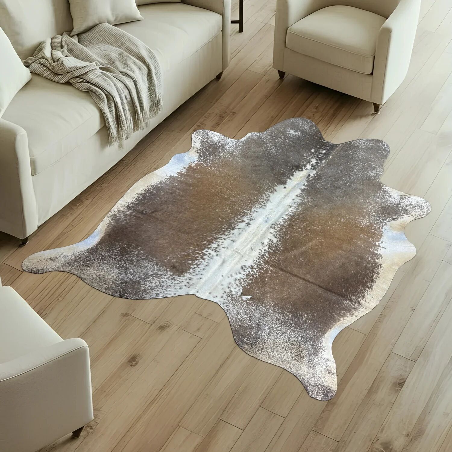 Koeienhuid Vloerkleed 219x205 cm - image 1