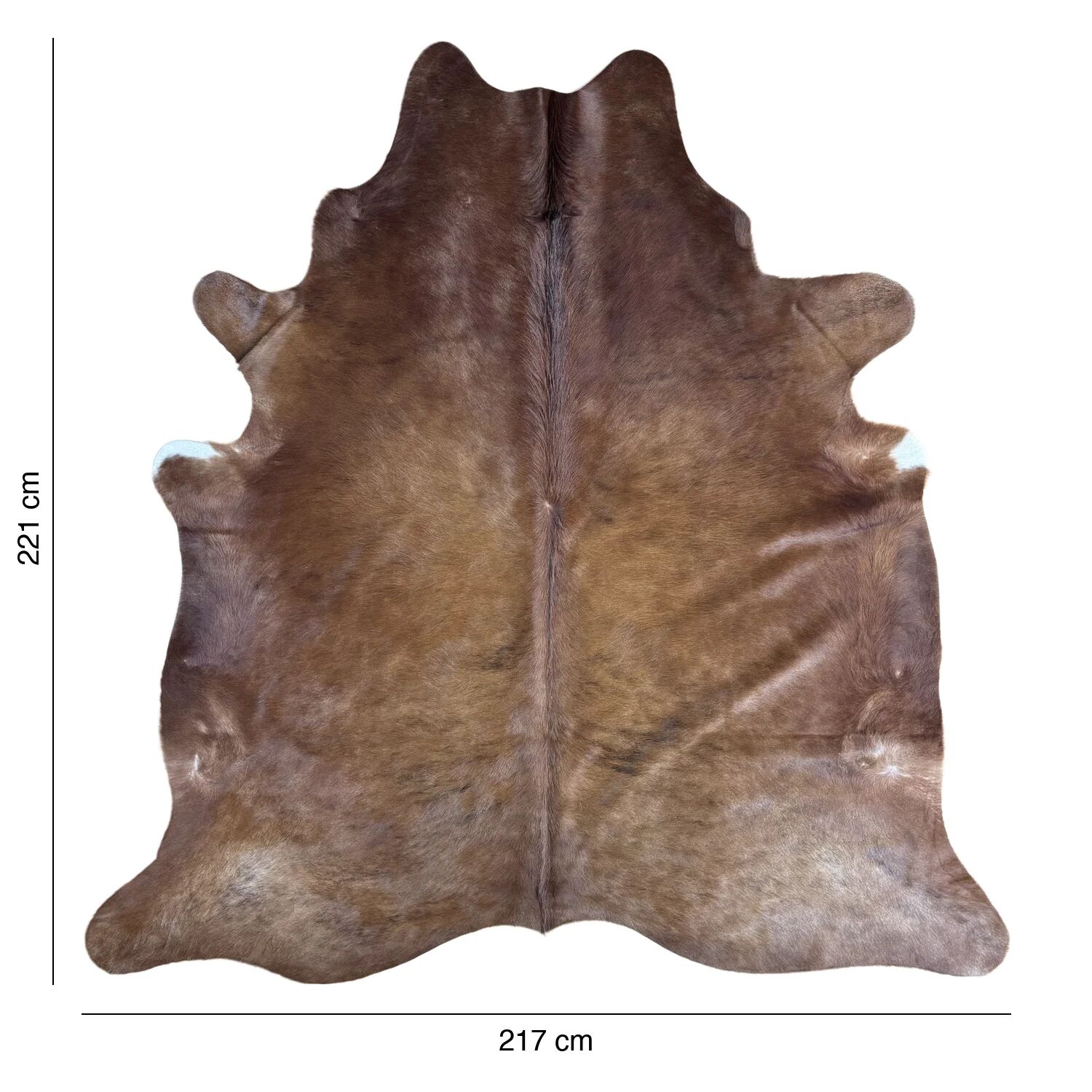 Koeienhuid Vloerkleed 221x217 cm - image 4