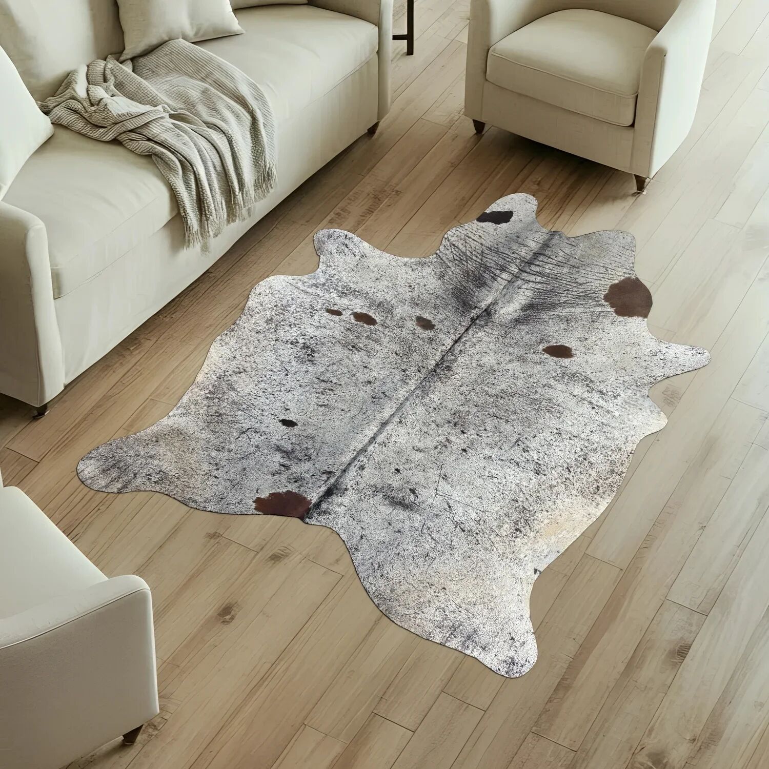 Koeienhuid Vloerkleed 222x183 cm