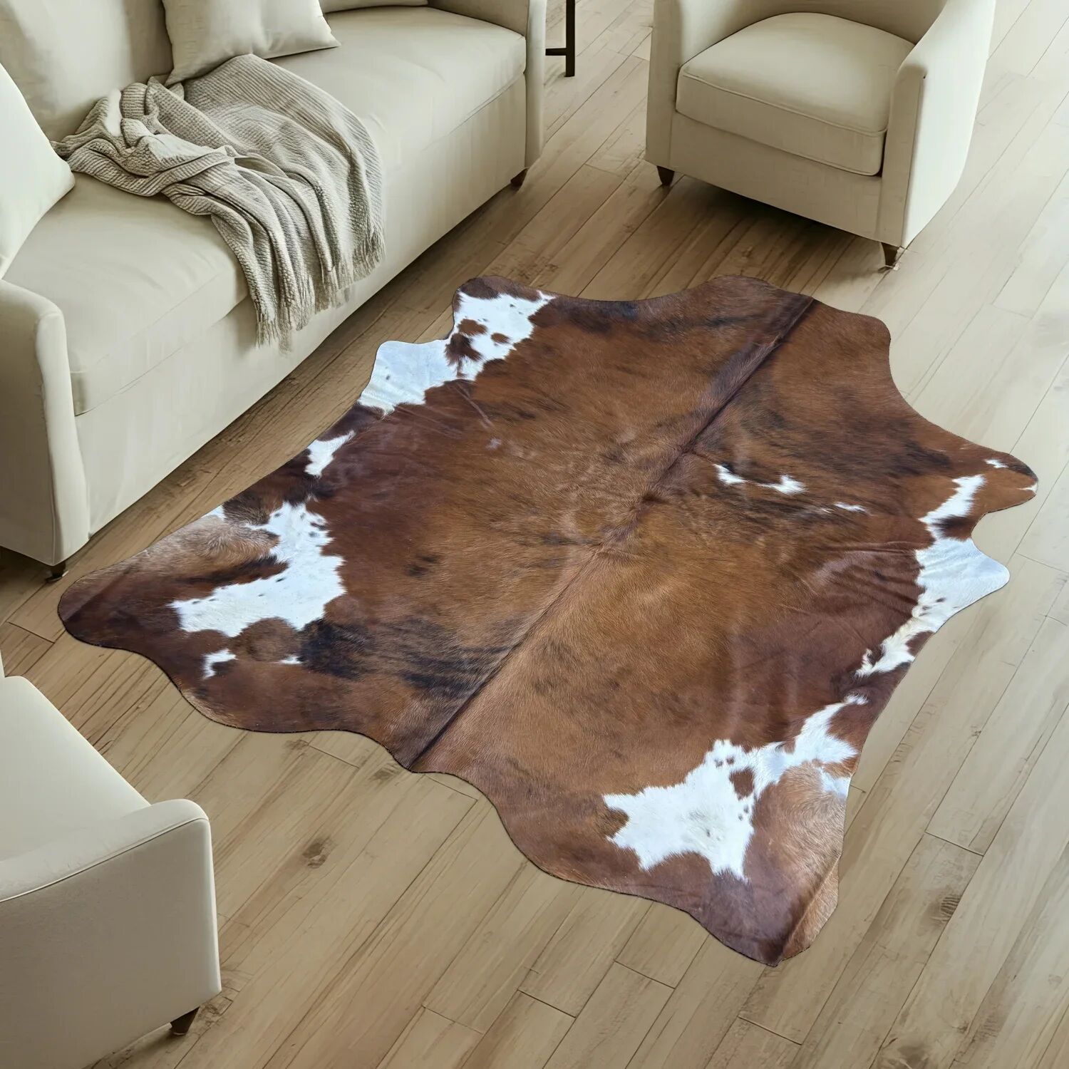 Koeienhuid Vloerkleed 223x214 cm