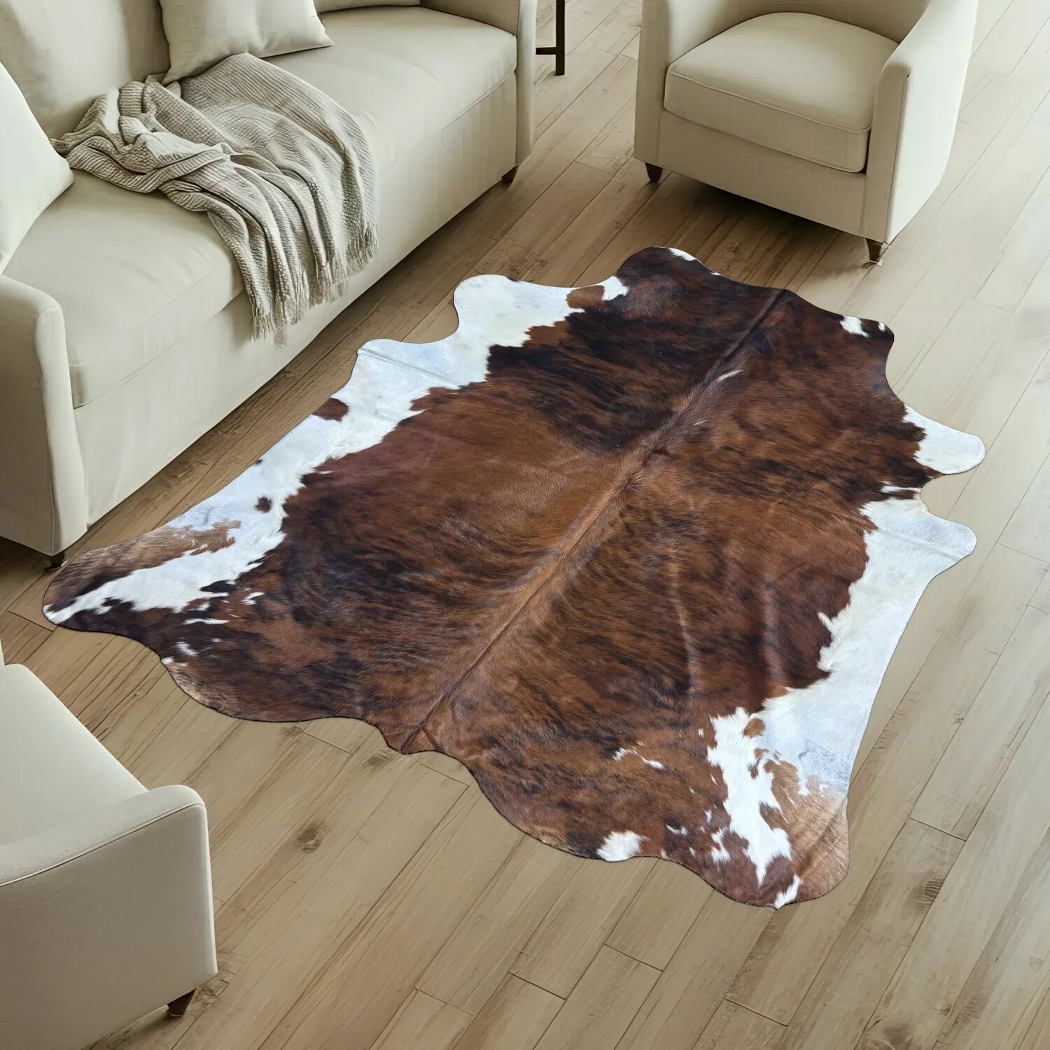 Koeienhuid Vloerkleed 223x220 cm - image 1