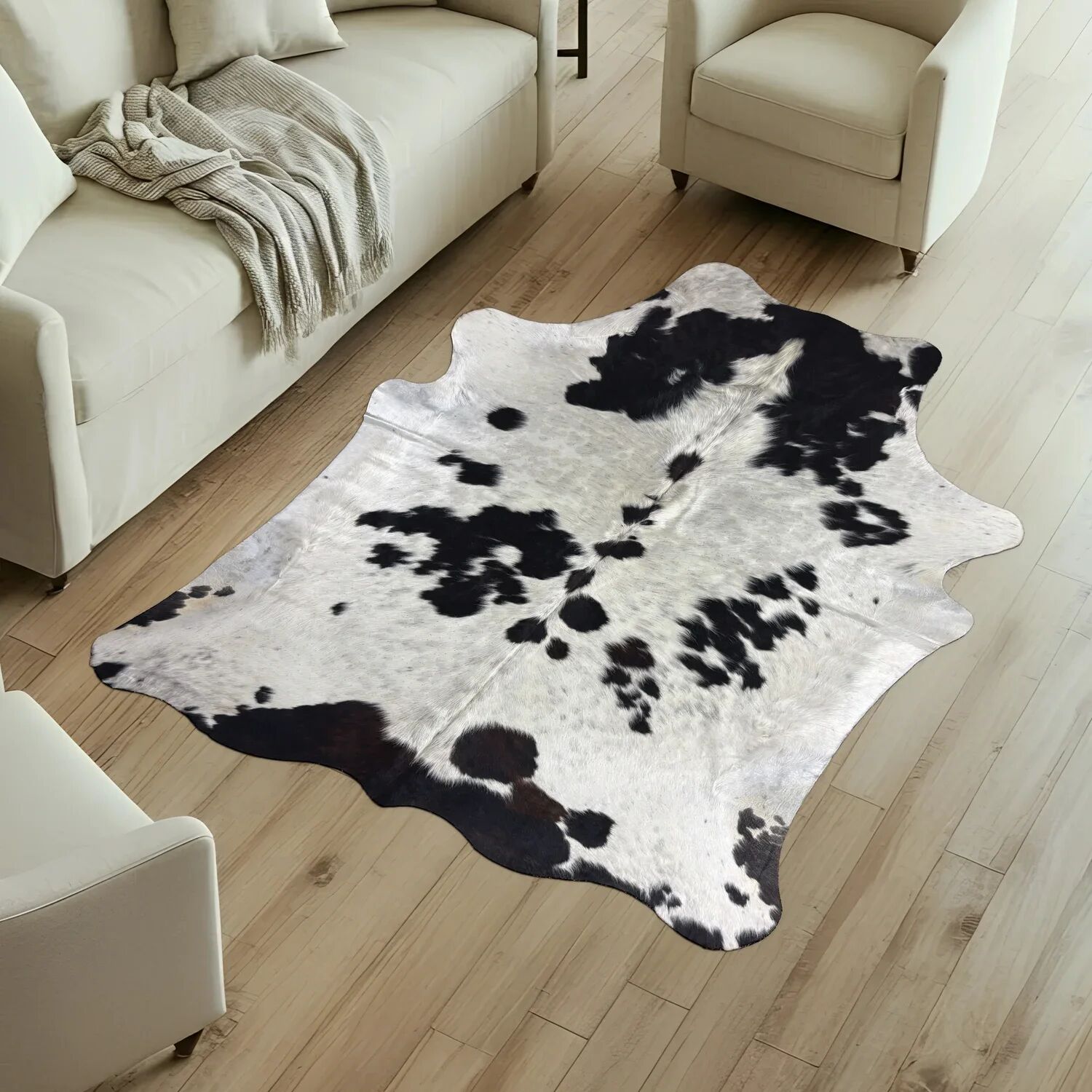 Koeienhuid Vloerkleed 226x186 cm