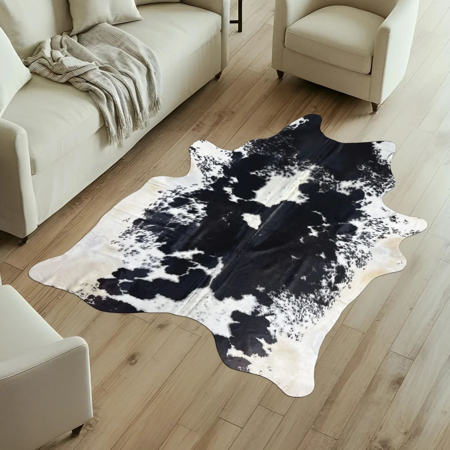 Koeienhuid Vloerkleed 226x187 cm - image 1