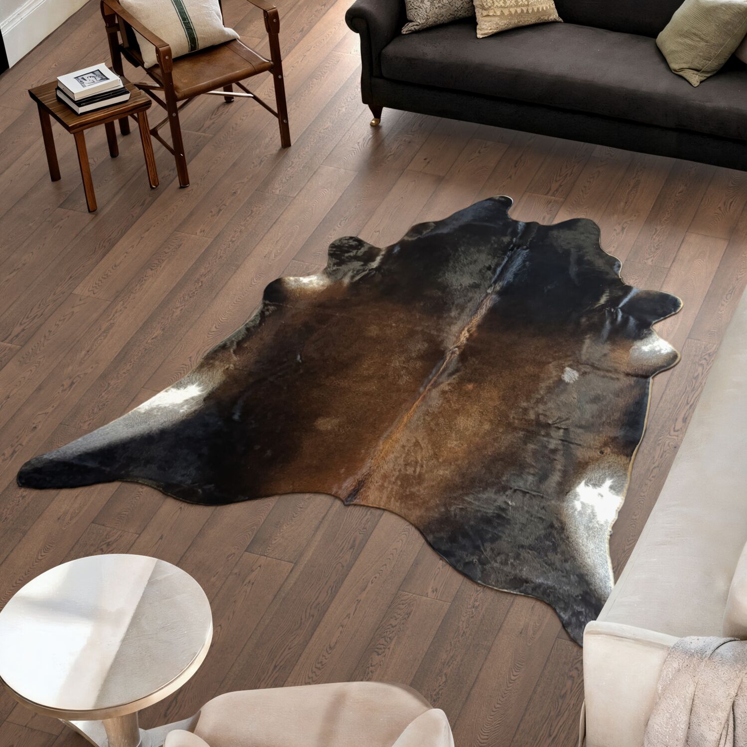 Koeienhuid Vloerkleed 226x212 cm - image 1