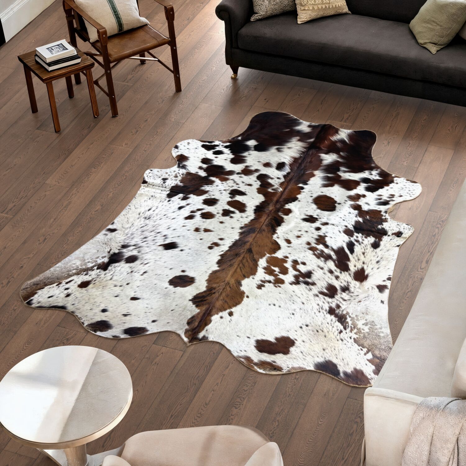 Koeienhuid Vloerkleed 227x205 cm - image 1