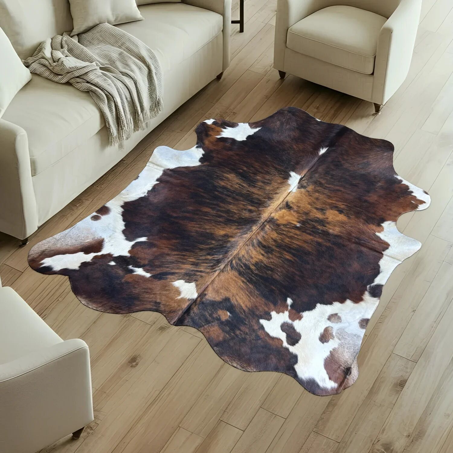 Koeienhuid Vloerkleed 227x213 cm