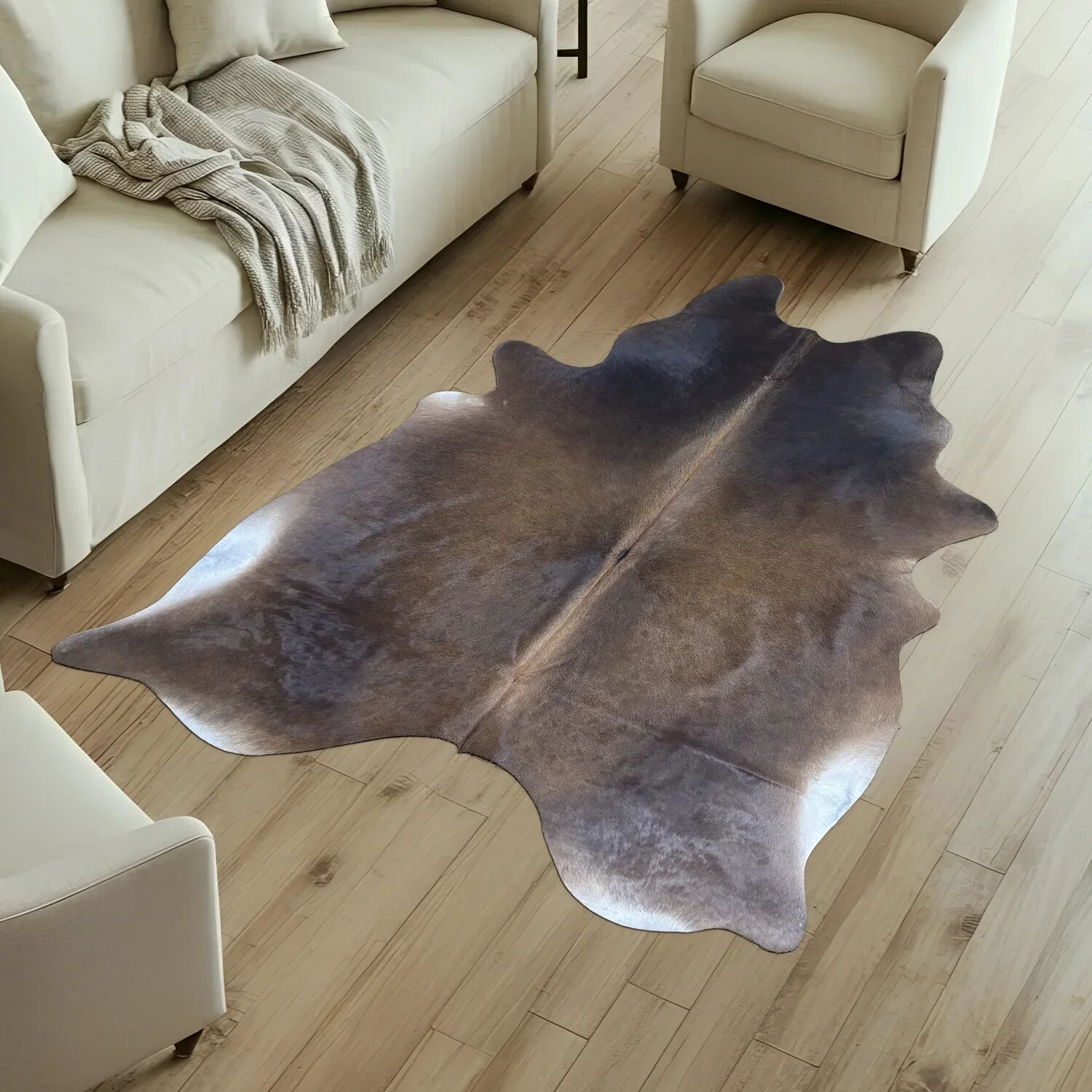 Koeienhuid Vloerkleed 229x198 cm - image 1
