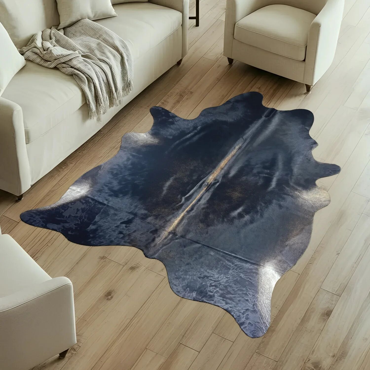 Koeienhuid Vloerkleed 229x203 cm - image 1