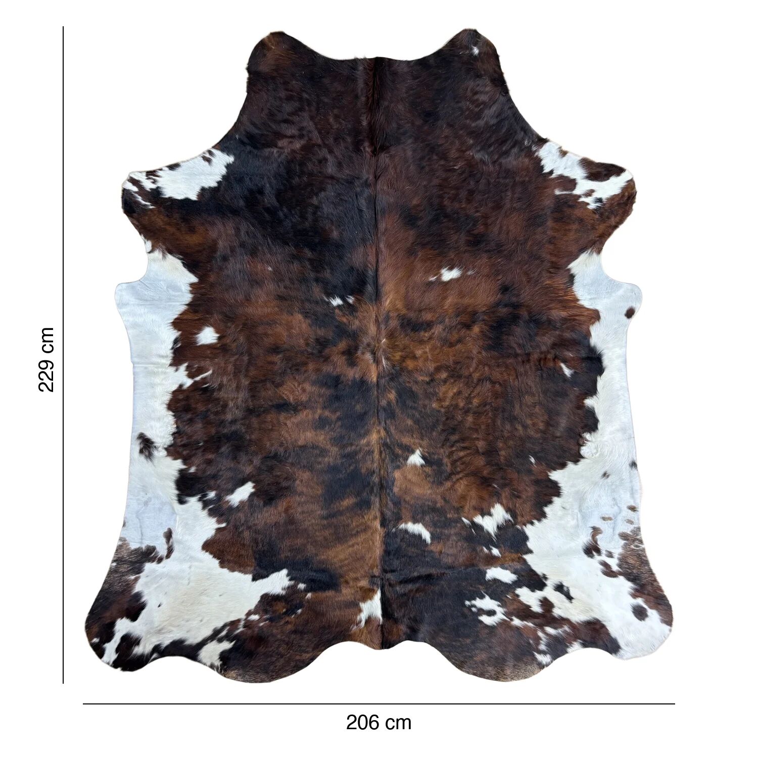 Koeienhuid Vloerkleed 229x206 cm - image 4