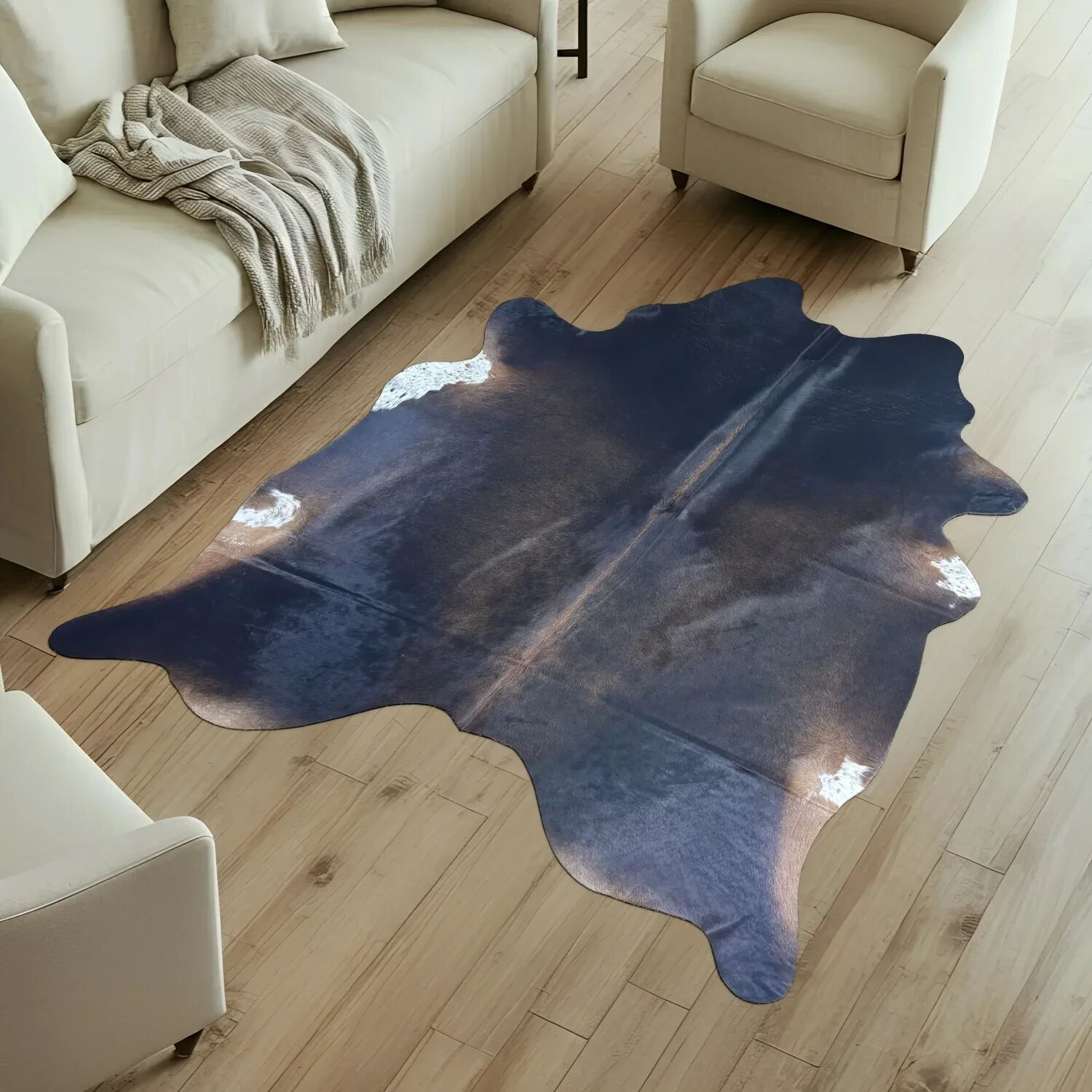 Koeienhuid Vloerkleed 230x206 cm - image 1