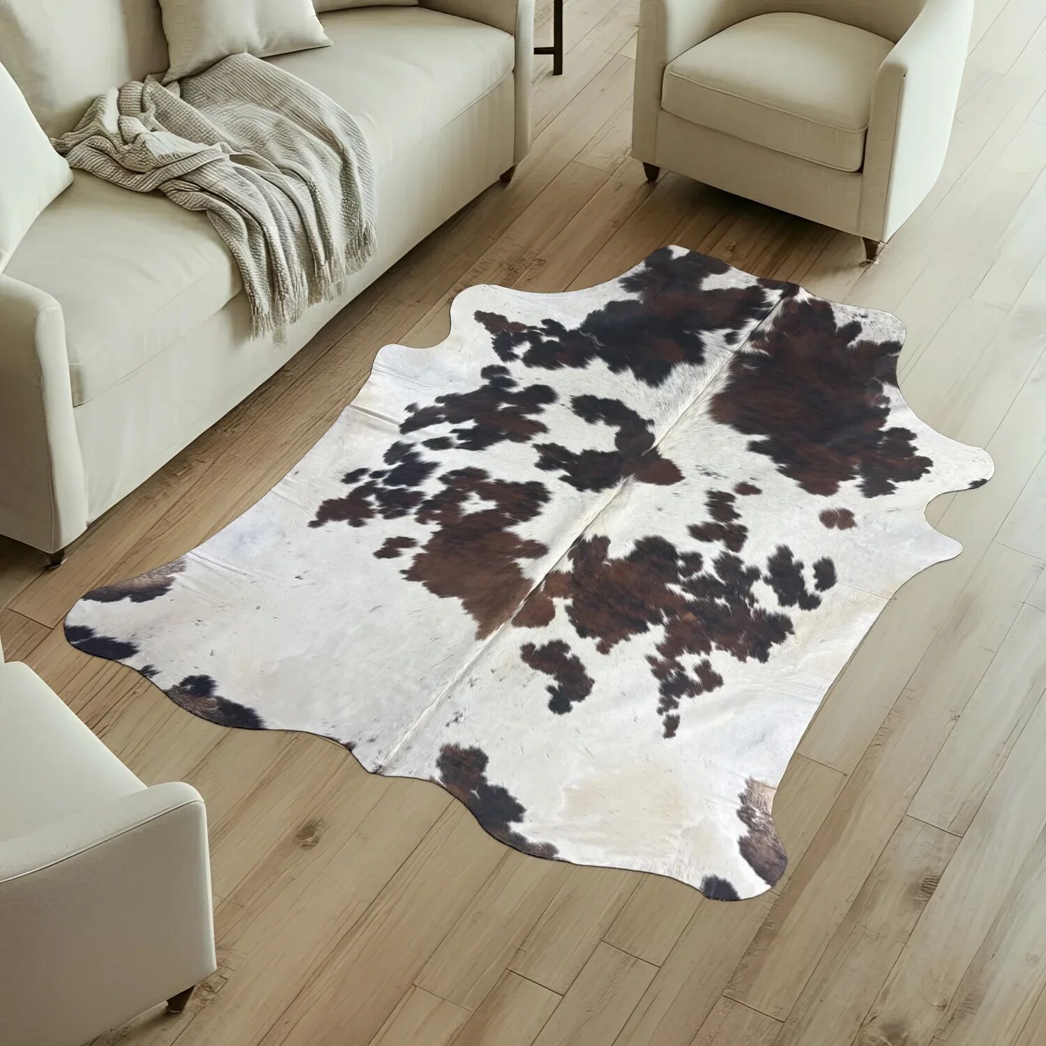 Koeienhuid Vloerkleed 231x196 cm - image 1