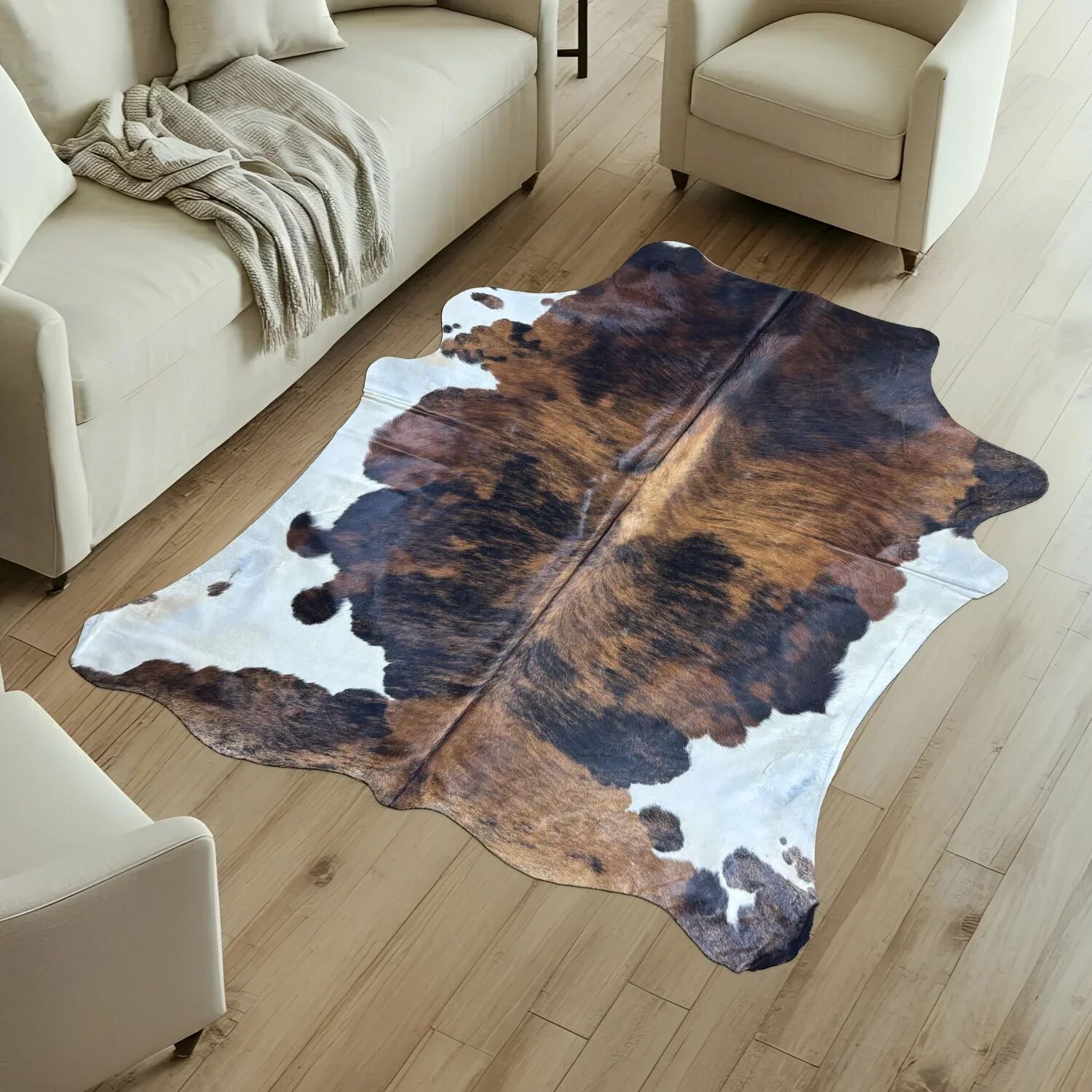 Koeienhuid Vloerkleed 231x200 cm - image 1