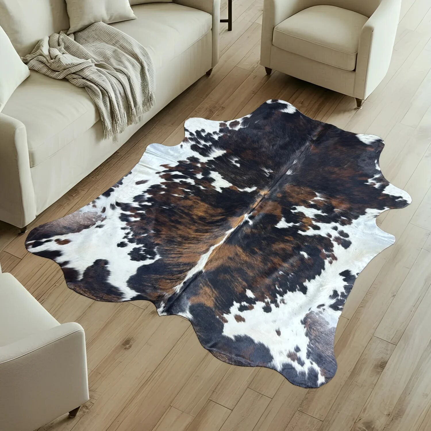 Koeienhuid Vloerkleed 231x218 cm - image 1