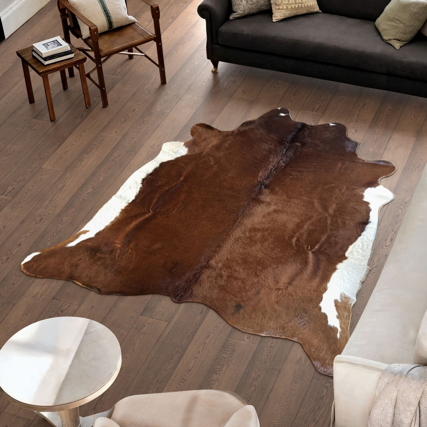 Koeienhuid Vloerkleed 233x207 cm - image 1