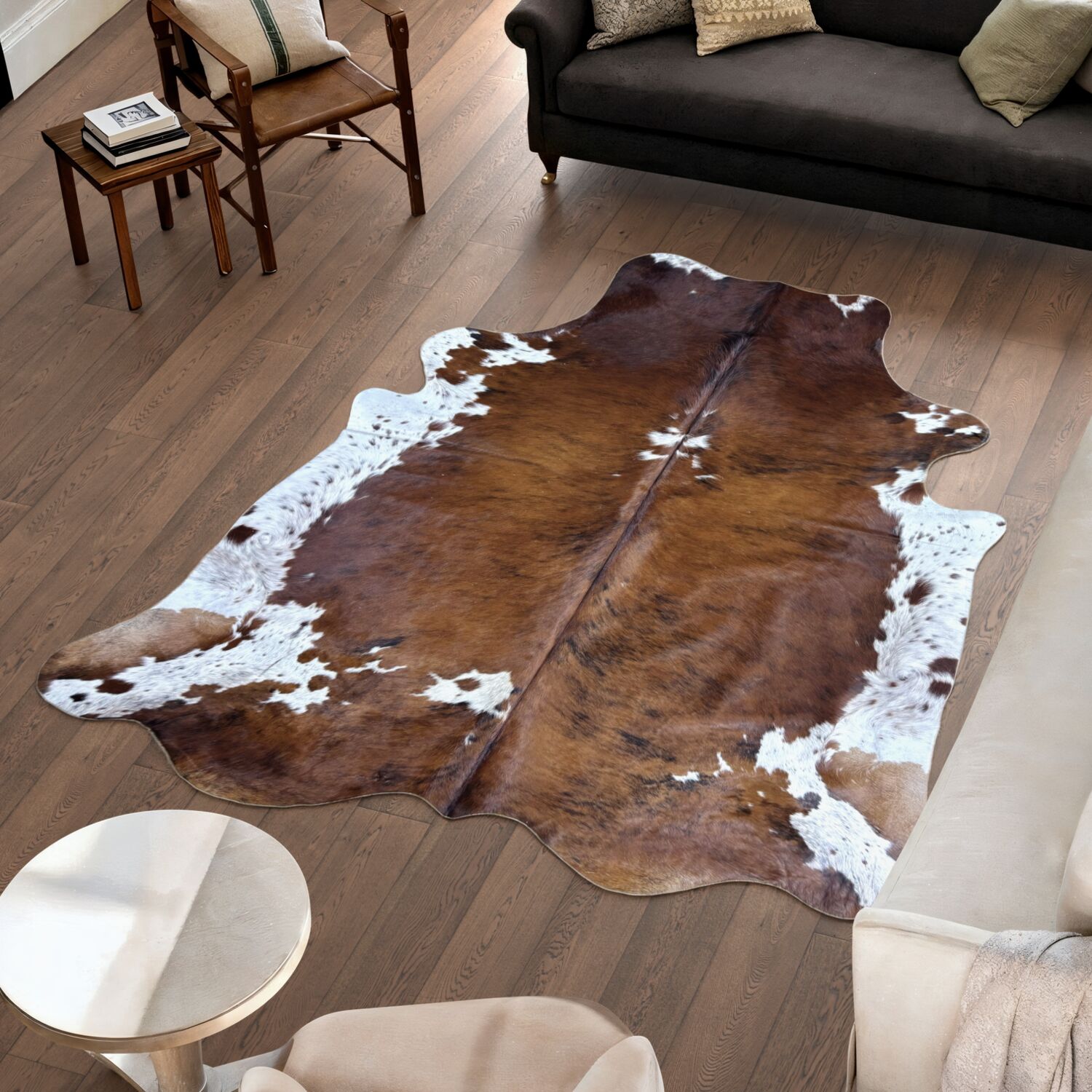 Koeienhuid Vloerkleed 236x211 cm - image 1