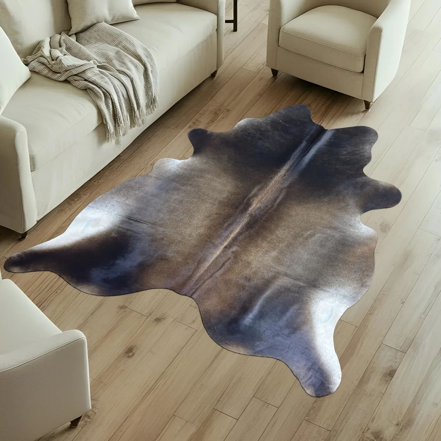 Koeienhuid Vloerkleed 237x216 cm - image 1