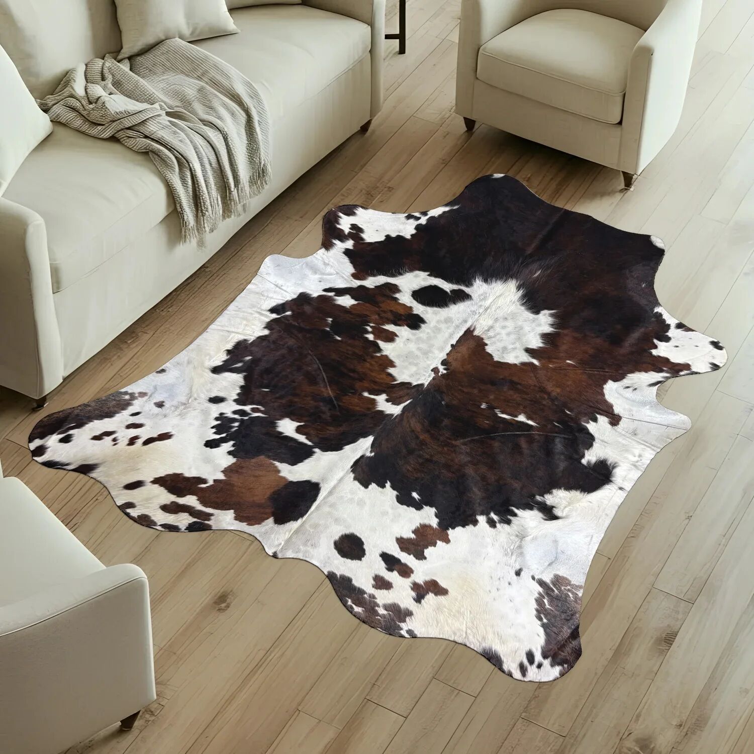 Koeienhuid Vloerkleed 238x215 cm