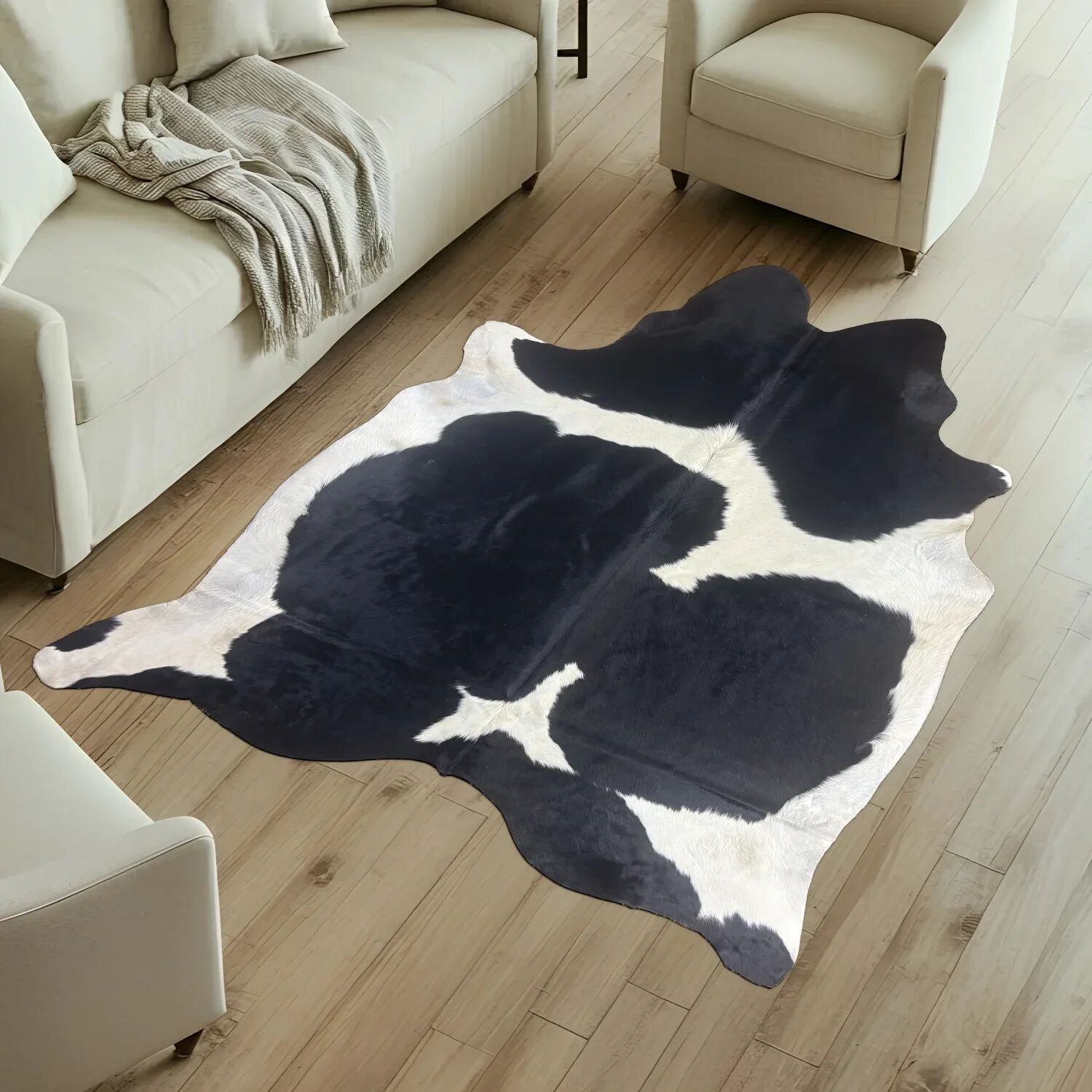 Koeienhuid Vloerkleed 239x202 cm - image 1
