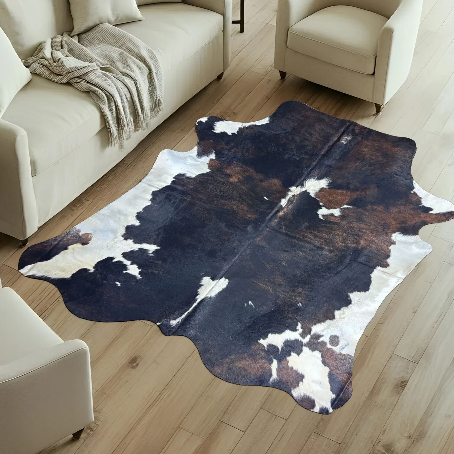 Koeienhuid Vloerkleed 243x217 cm