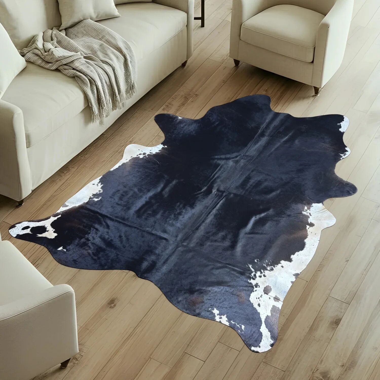 Koeienhuid Vloerkleed 244x205 cm - image 1
