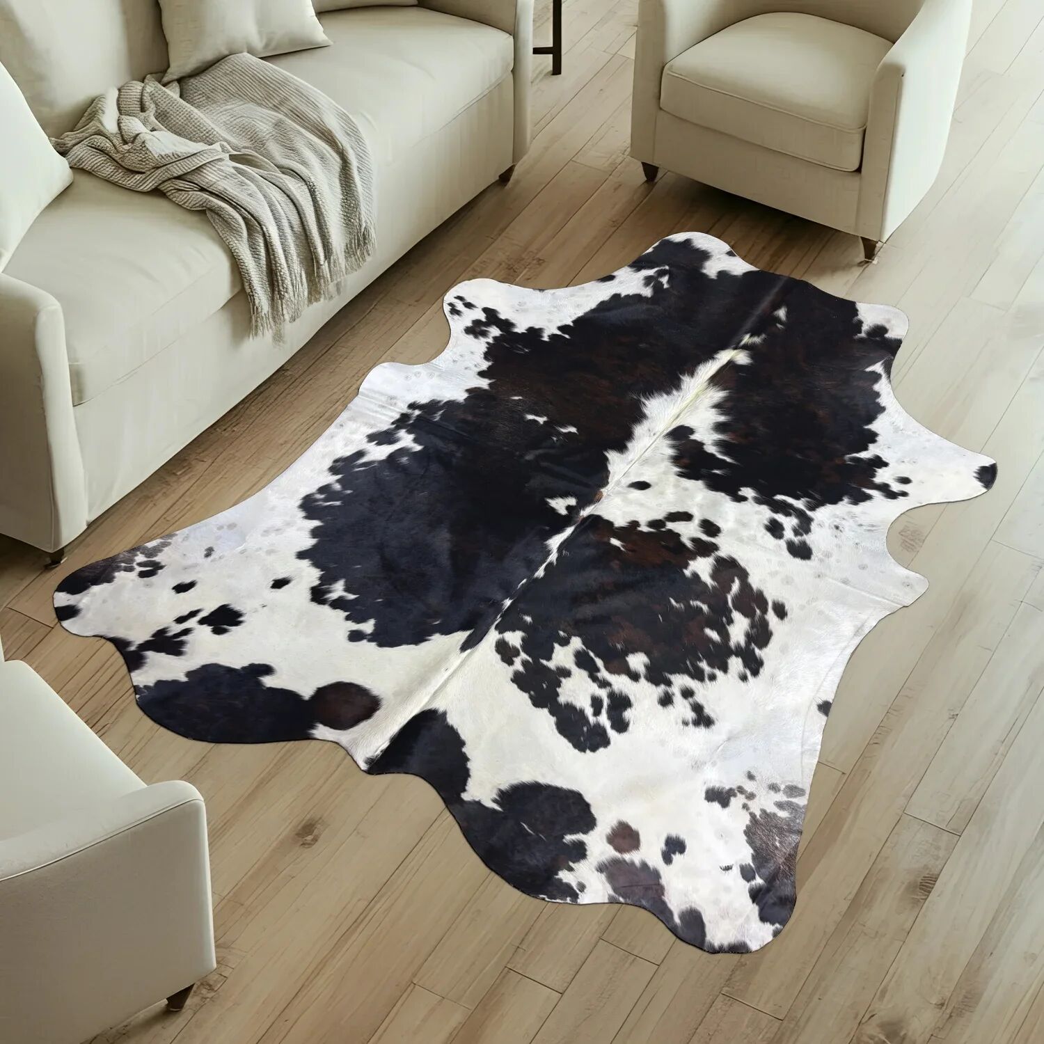 Koeienhuid Vloerkleed 246x212 cm