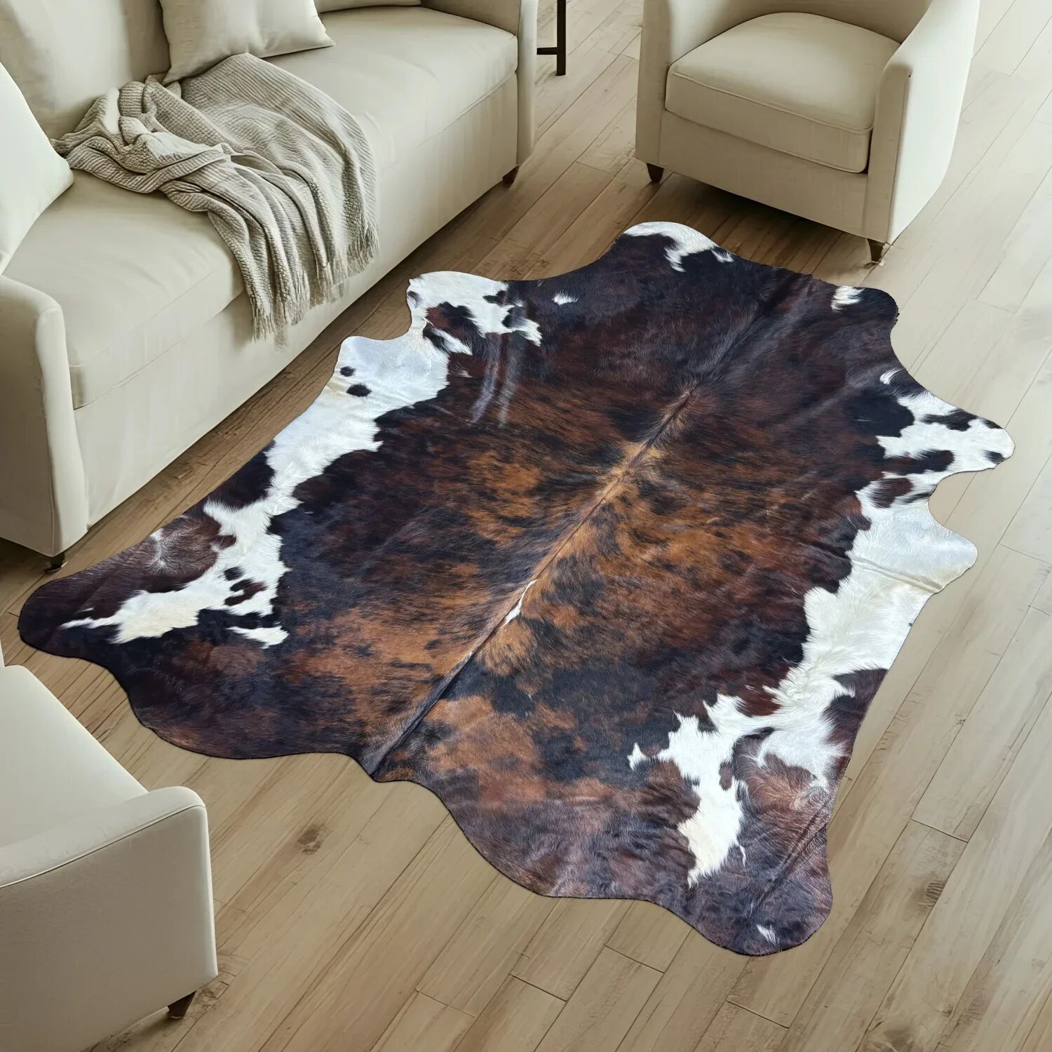 Koeienhuid Vloerkleed 249x222 cm - image 1