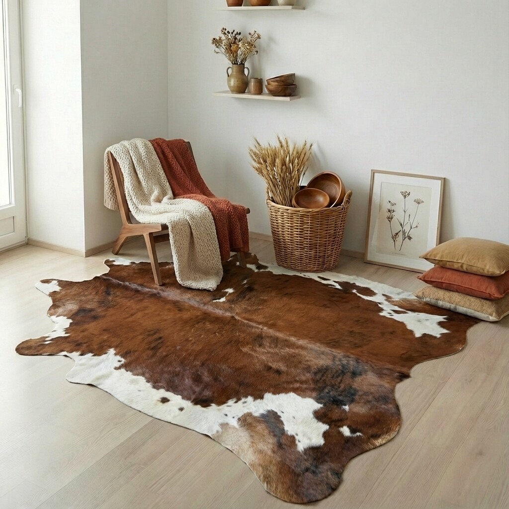 Koeienhuid Vloerkleed 223x214 cm