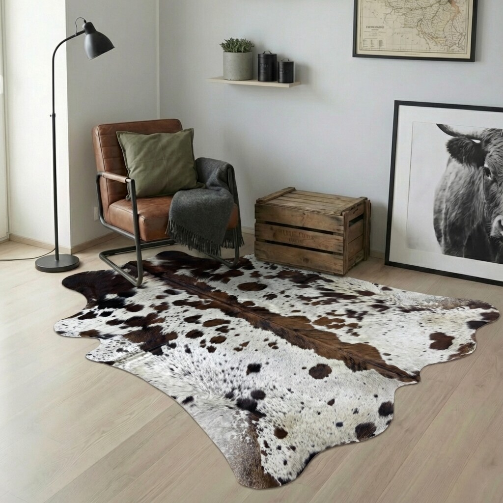 Koeienhuid Vloerkleed 227x205 cm