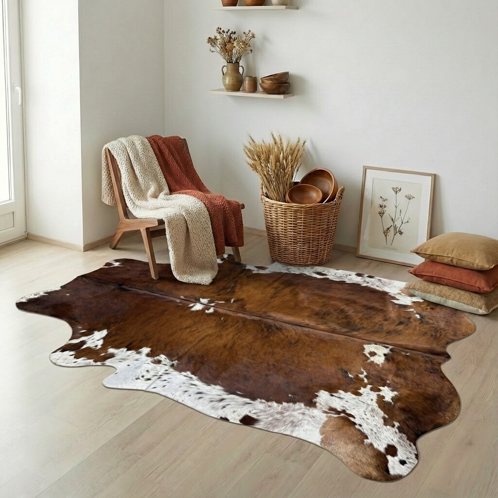 Koeienhuid Vloerkleed 236x211 cm