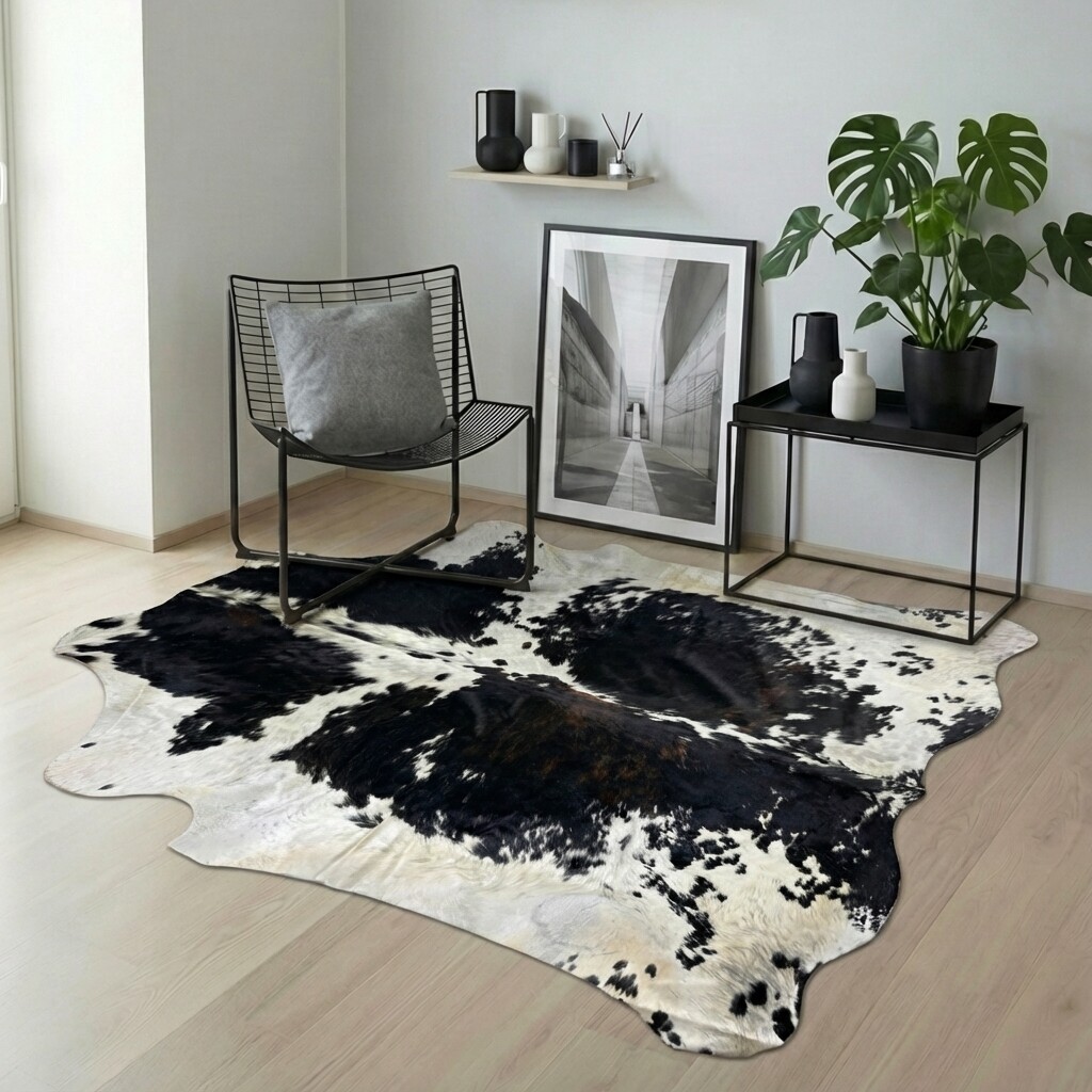 Koeienhuid Vloerkleed 219x197 cm