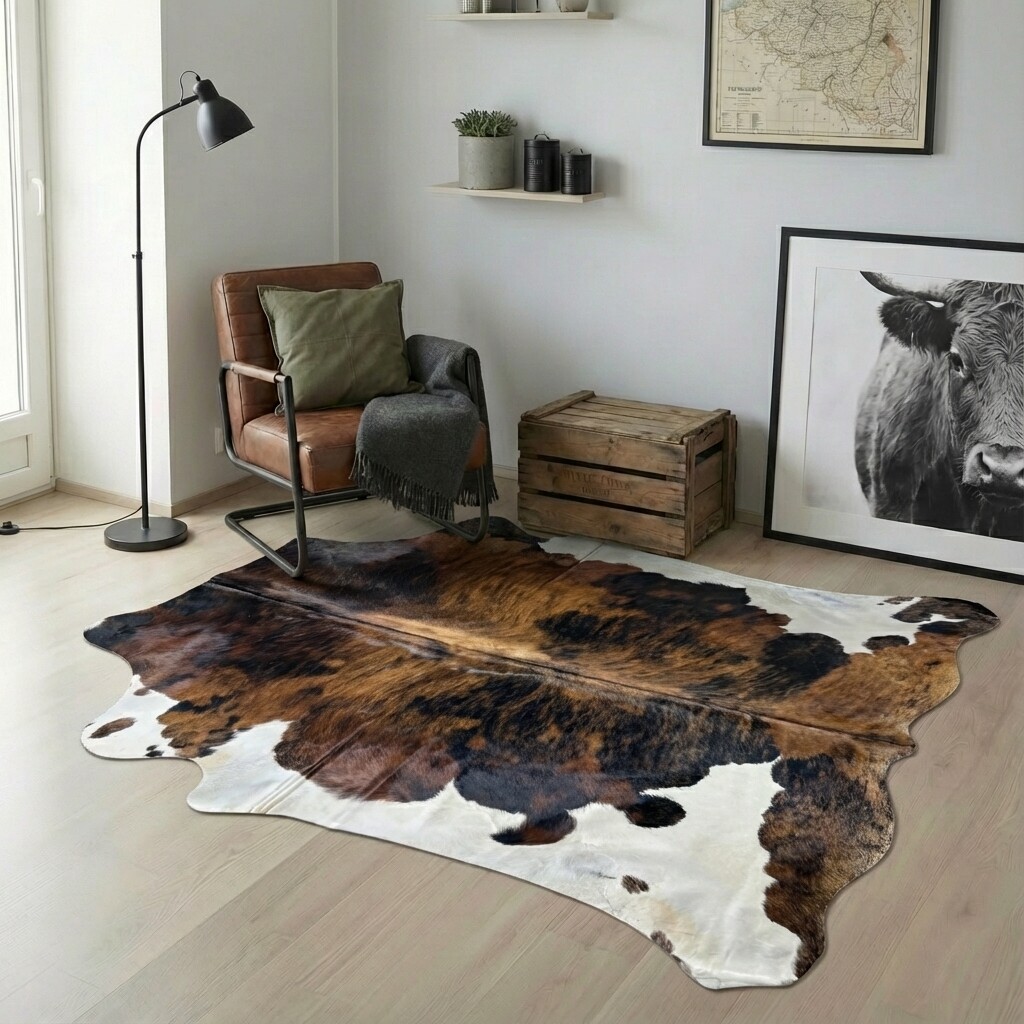 Koeienhuid Vloerkleed 231x200 cm - image 1