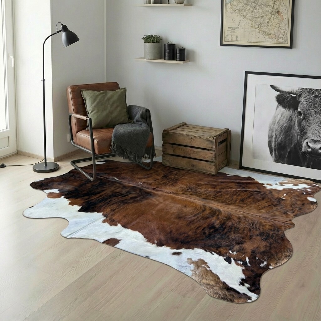 Koeienhuid Vloerkleed 223x220 cm - image 1