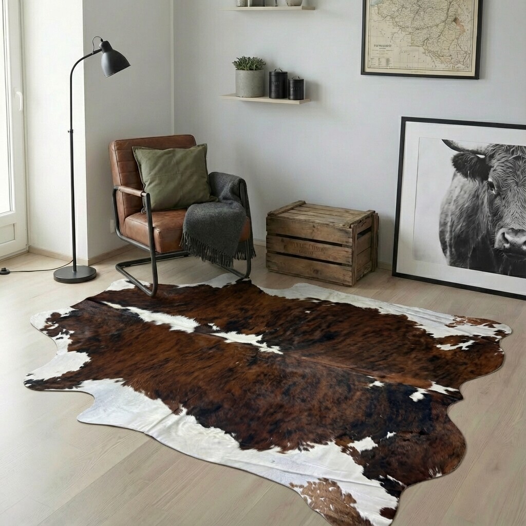 Koeienhuid Vloerkleed 243x224 cm - image 1