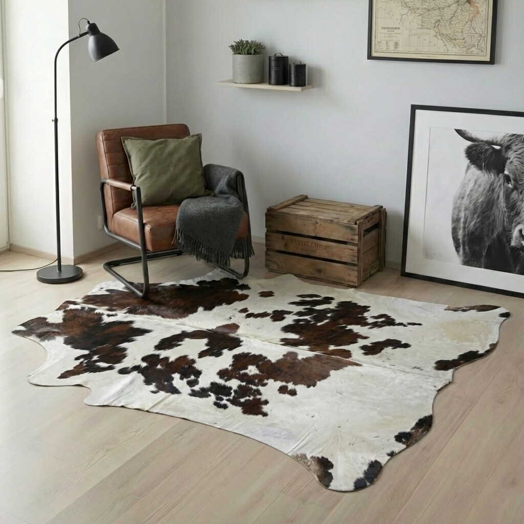 Koeienhuid Vloerkleed 231x196 cm - image 1
