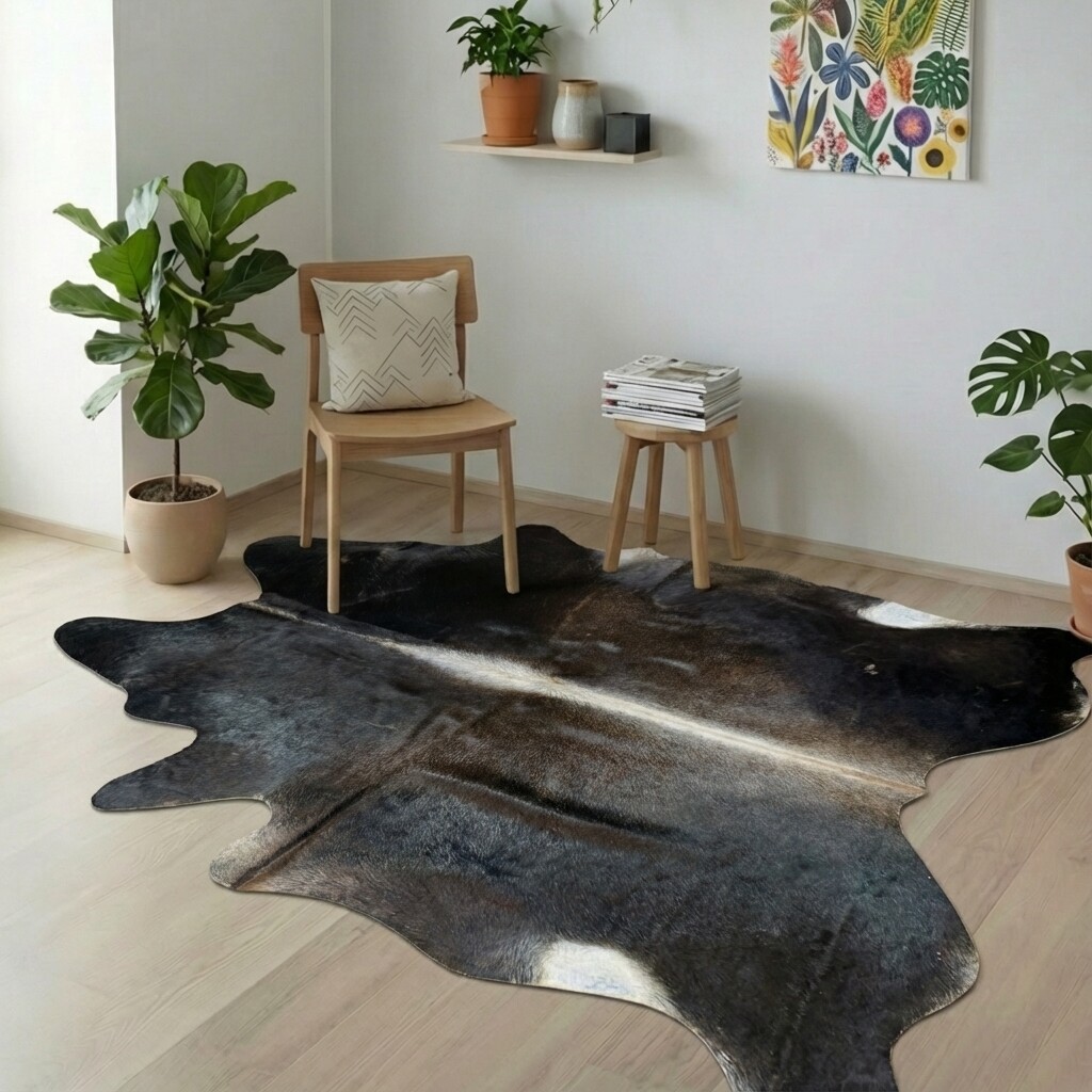 Koeienhuid Vloerkleed 224x198 cm - image 1