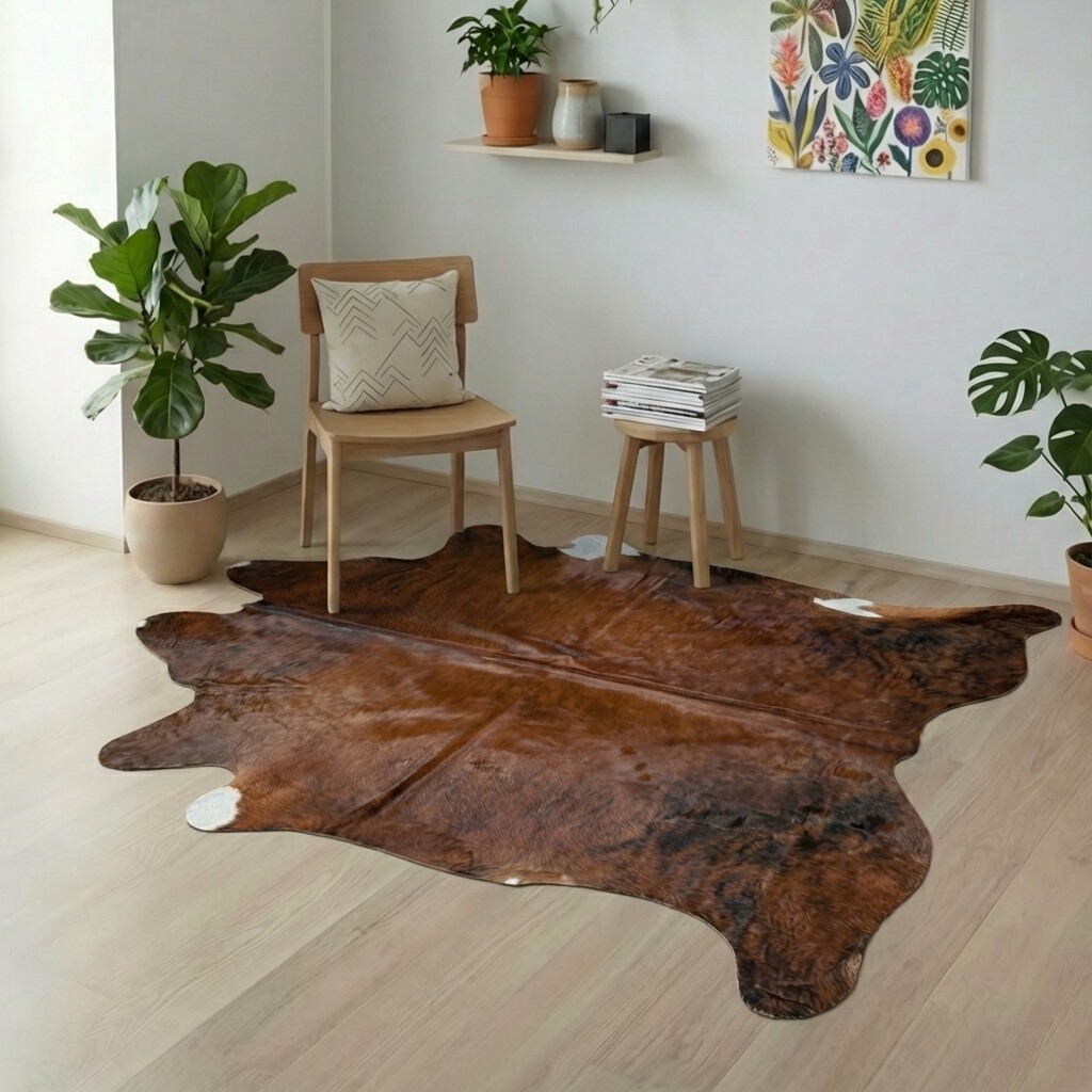 Koeienhuid Vloerkleed 206x194 cm - image 1