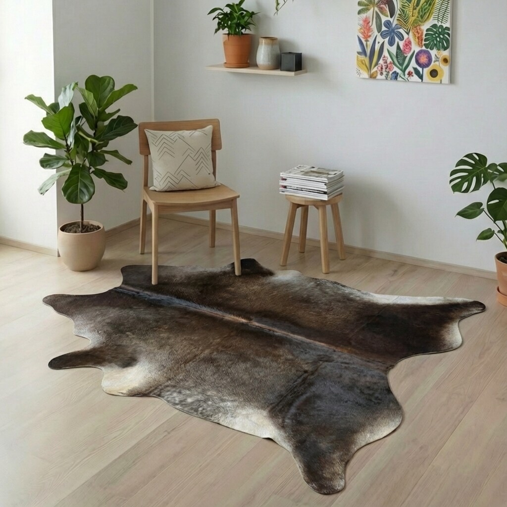 Koeienhuid Vloerkleed 217x201 cm - image 1