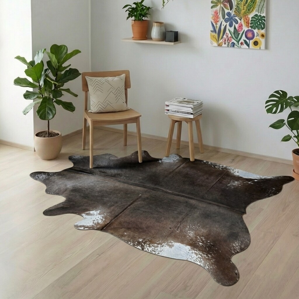 Koeienhuid Vloerkleed 215x188 cm - image 1