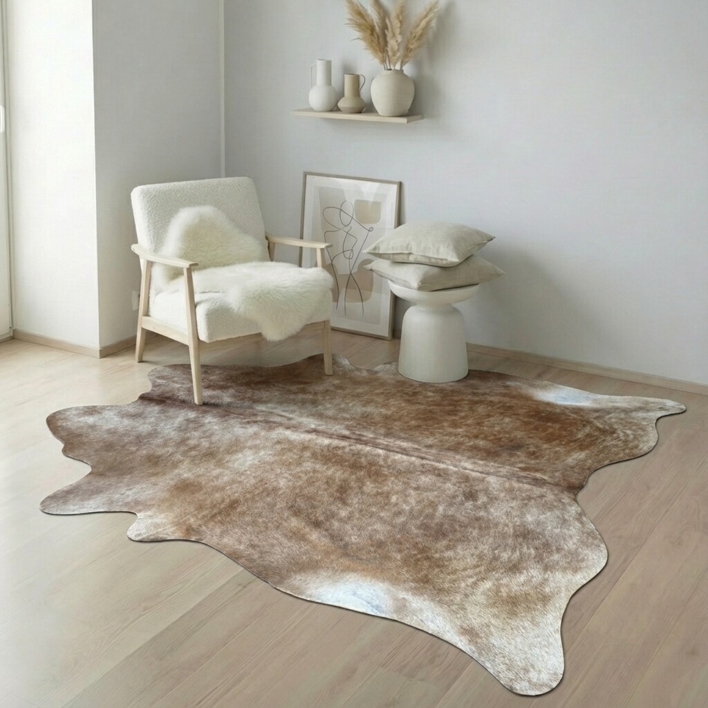 Koeienhuid Vloerkleed 212x210 cm - image 1