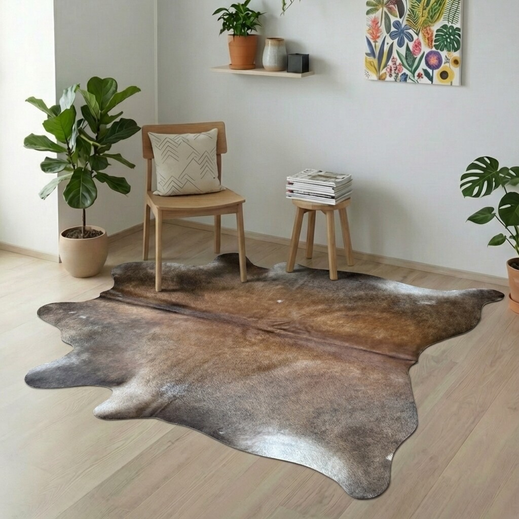 Koeienhuid Vloerkleed 196x190 cm - image 1
