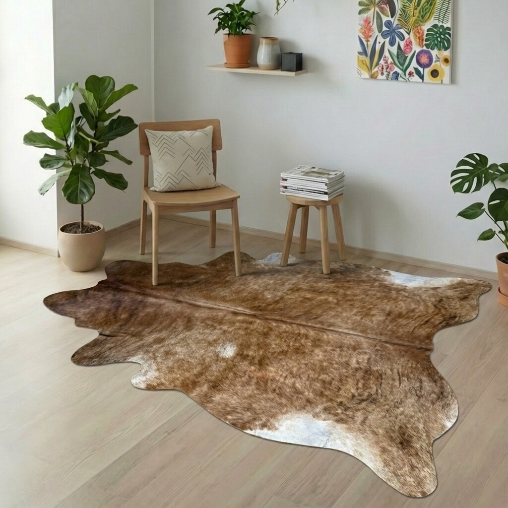 Koeienhuid Vloerkleed 201x210 cm - image 1