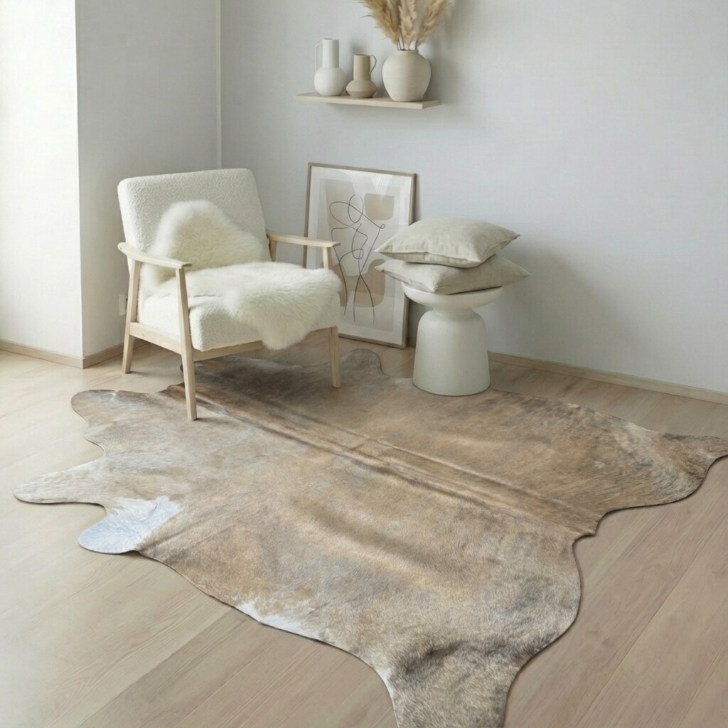 Koeienhuid Vloerkleed 211x184 cm - image 1