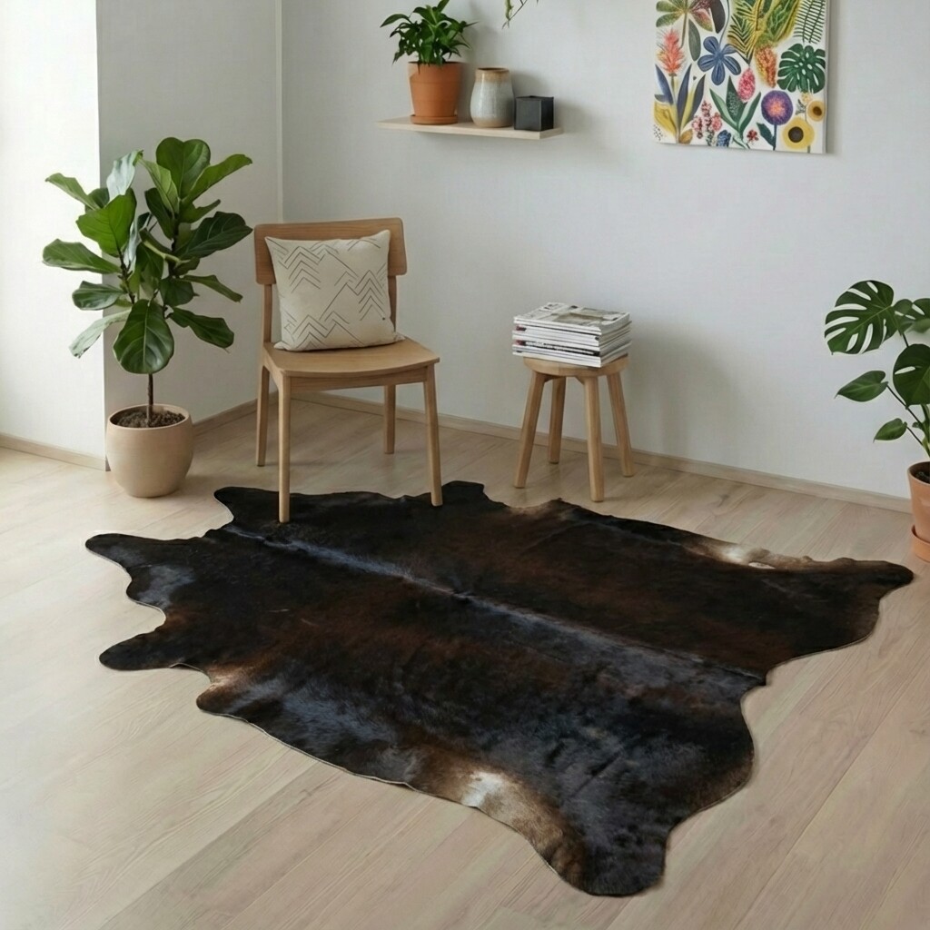 Koeienhuid Vloerkleed 205x188 cm - image 1